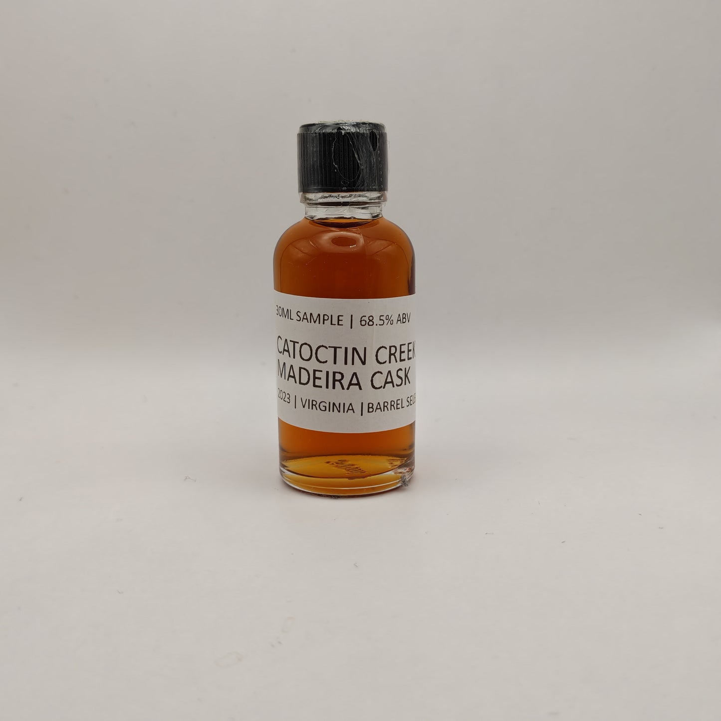 Small bottle of Catoctin Creek Madeira Cask on a white background