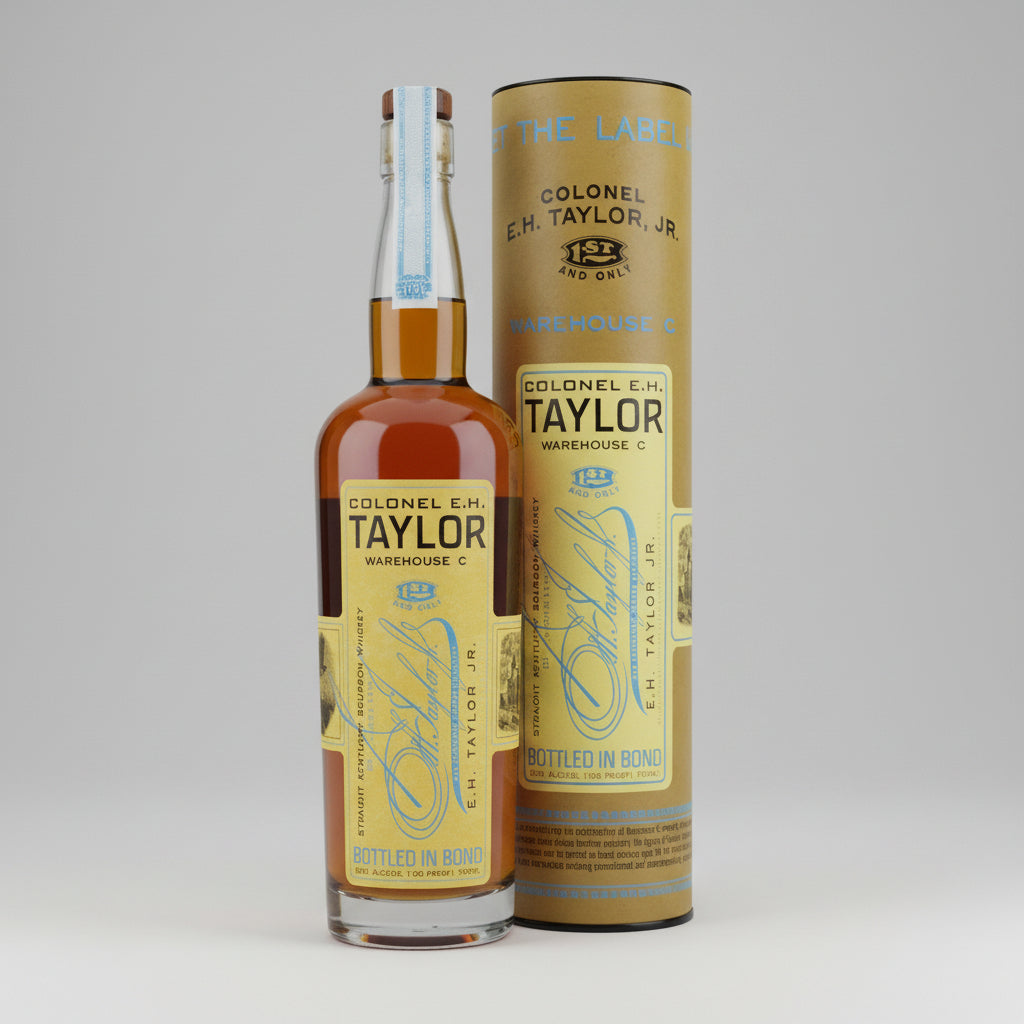 A bottle of Colonel E.H. Taylor warehouse C