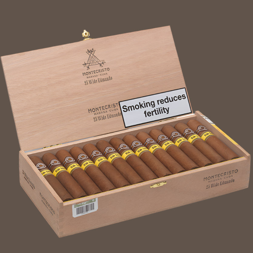 Montecristo Wide Edmundo Cuban Cigar – Bourbon Blackpool