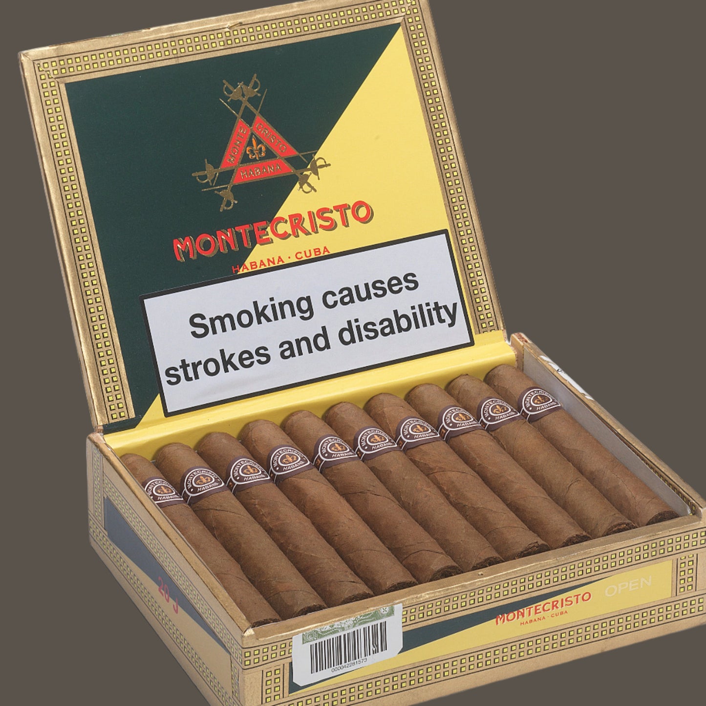 Montecristo Open J Tubed/tubo Cuban Cigar