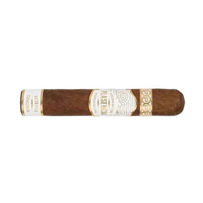 Plasencia Cigar with a white band on a white background