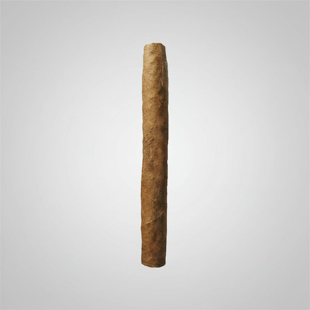 A single brown Romeo y Julliette cigar or cigarillo wrapper shown horizontally against a plain white background.