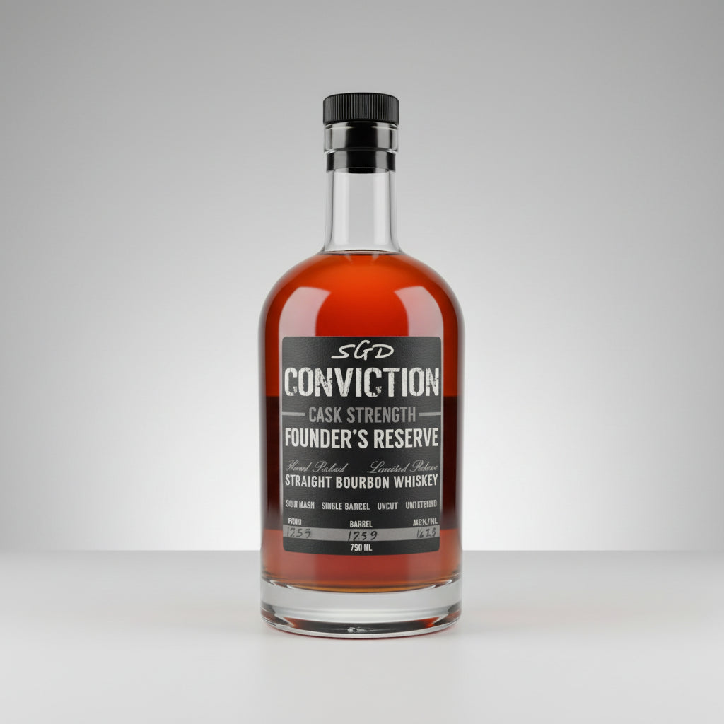 Conviction Straight Bourbon Whiskey - "Whiskey Prison" Southern Grace Distilleries | 62.3% ABV | 30ml Sample