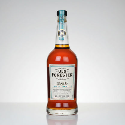 old forester 1920 prohibition style on white background