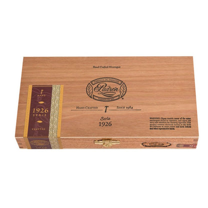 Cigar box with Padron logo and branding on a white background