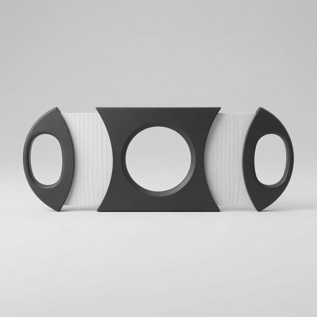 78 Guiage cigar cutter open on white background