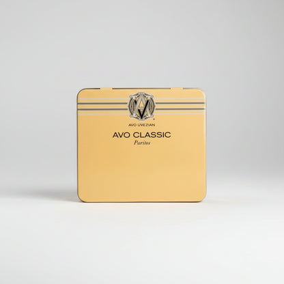 Avo Classic Puritos cigarette pack on a white background