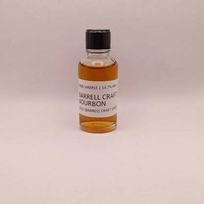 Bottle of Barrell Craft Bourbon on a white background