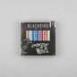 Pack of Blackbird Cigar Co cigars with warning label on a pink background