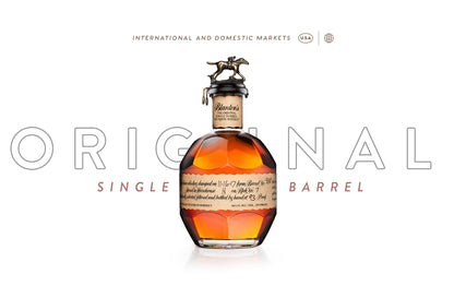 Bottle of Original Single Barrel whiskey with a white background