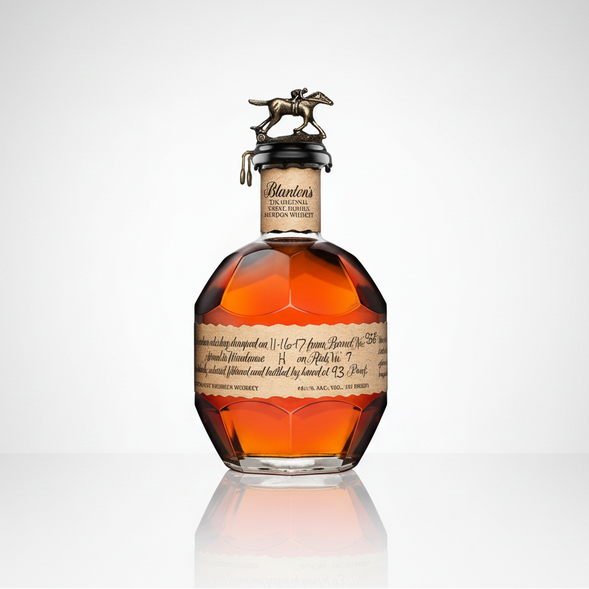 Bottle of Original Single Barrel whiskey with a white background