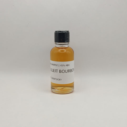 Bottle of Bulleit Bourbon on a white background