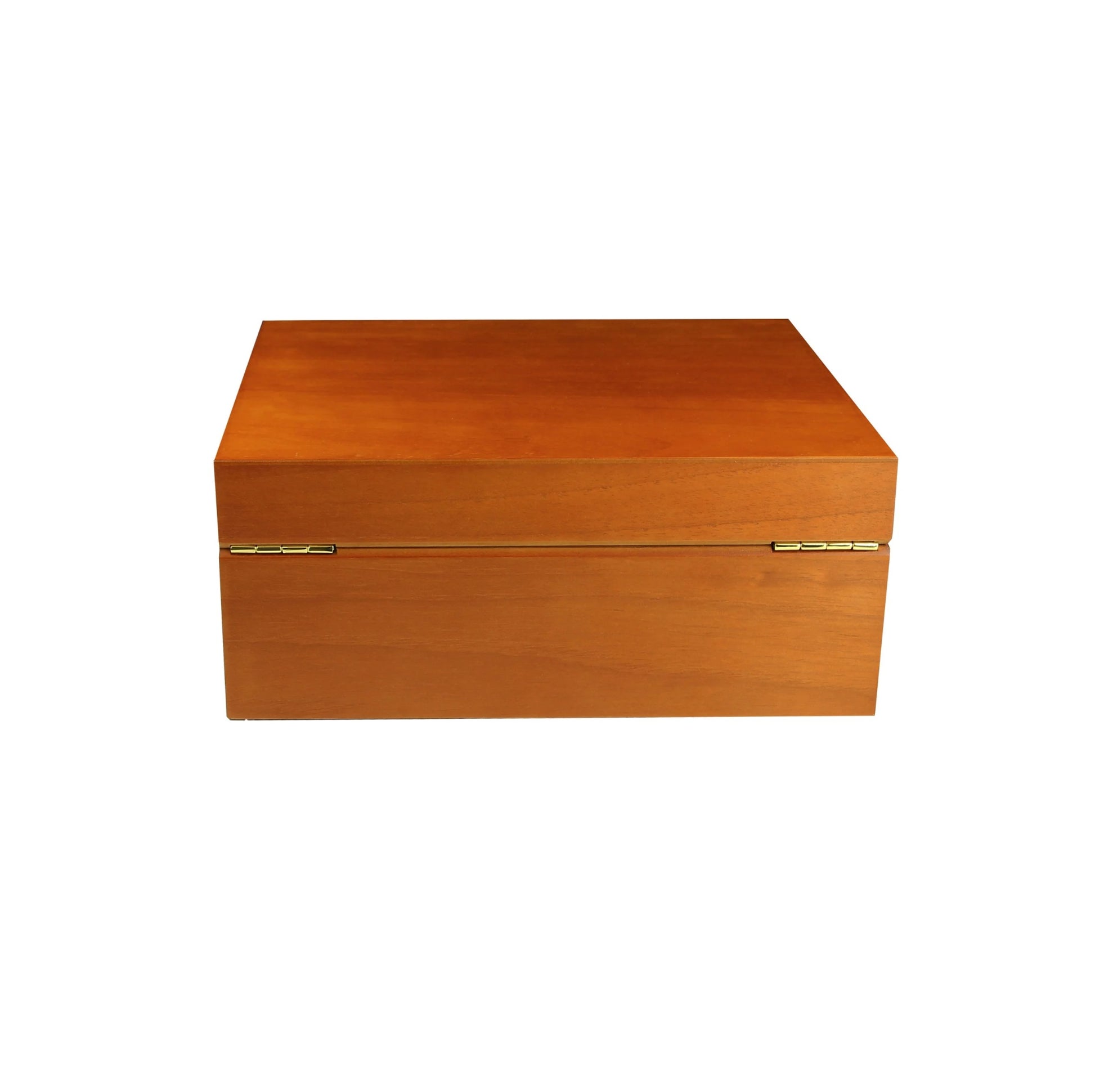 Wooden Humidor on white background