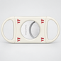 Official VegaFina Logo Cigar Cutter – White (80 Ring Gauge)