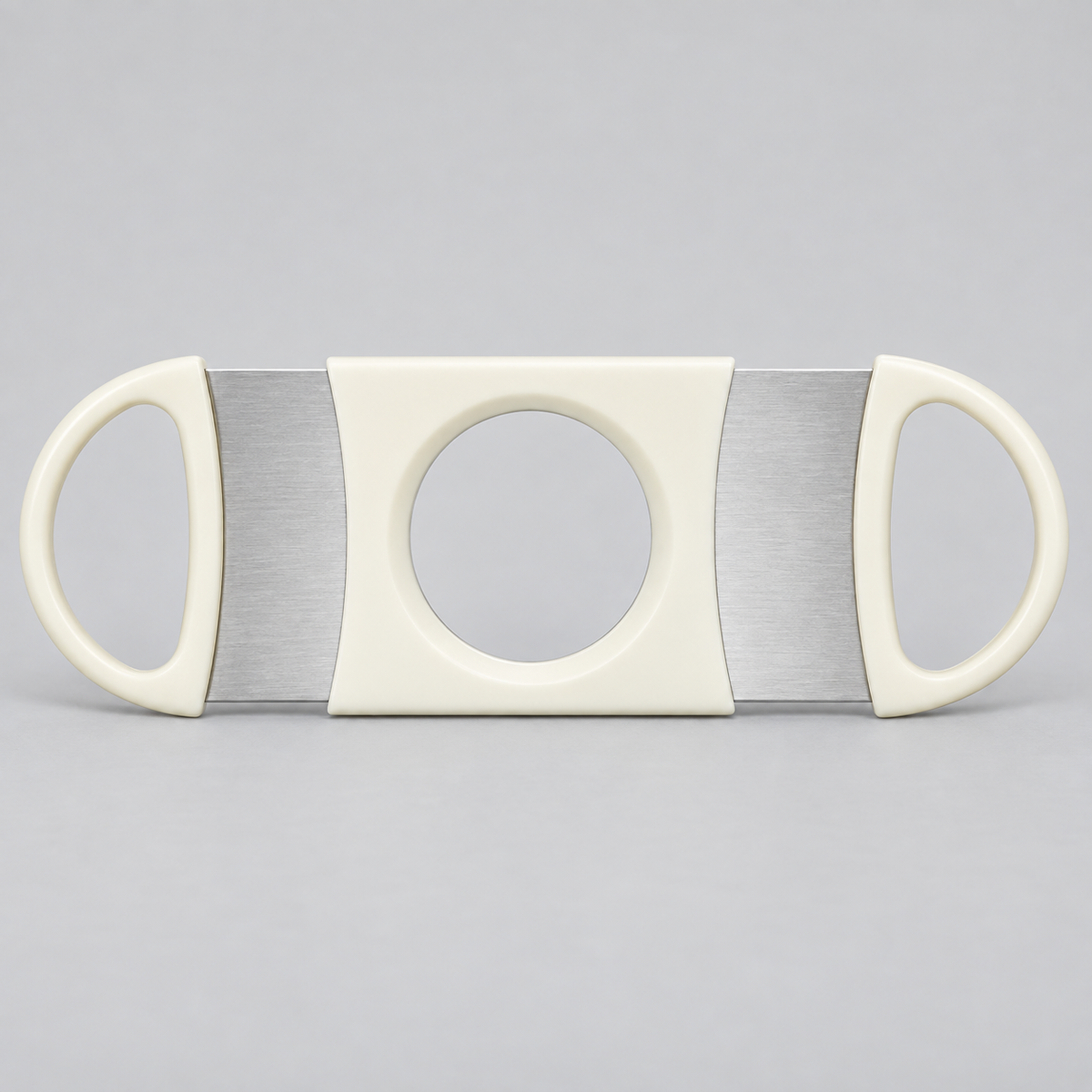 Official VegaFina Logo Cigar Cutter – White (80 Ring Gauge)