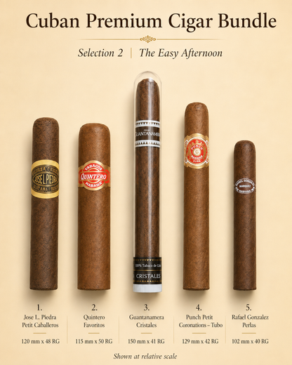 Cuban Premium Cigar Bundle - Selection 2 | The Easy Afternoon