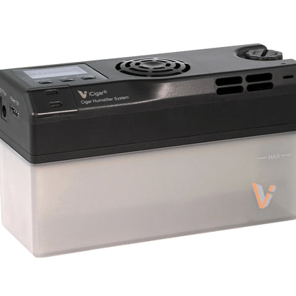 V-Cigar humidifier system on a white background
