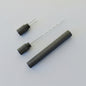 Cigar draw tool on white background - black - metal stainless with black finish