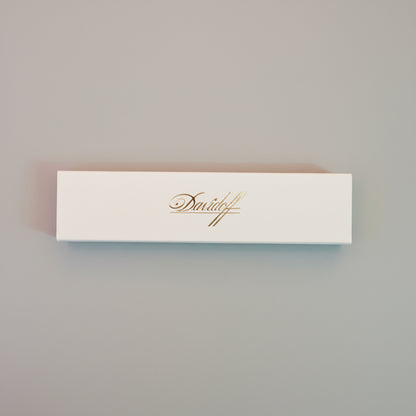 A packet of Davidoff Matches on a white studio background