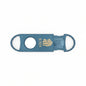 A black cigar cutter, a lion emblem, and the text 'EMS' on a neutral gray background.