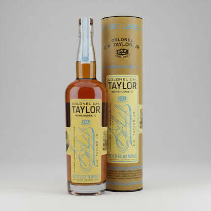 A bottle of Colonel E.H. Taylor warehouse C