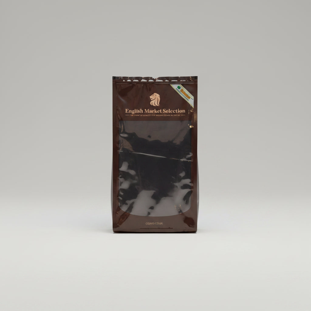 Shiny packaging with 'English Market Selection' branding on a black background - Humidity Pack - Humidty pouch