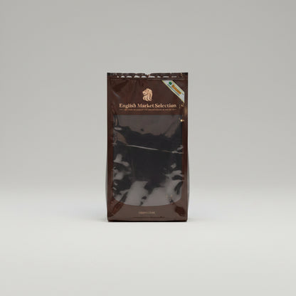 Shiny packaging with 'English Market Selection' branding on a black background - Humidity Pack - Humidty pouch