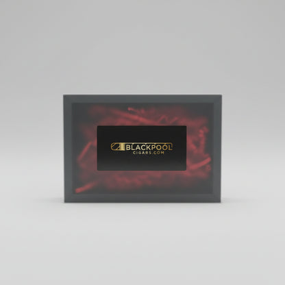 Blackpool Bourbon packaging on a marble surface