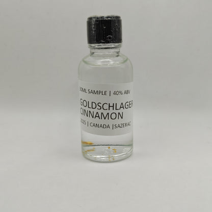 Goldschlager Cinnamon on white background