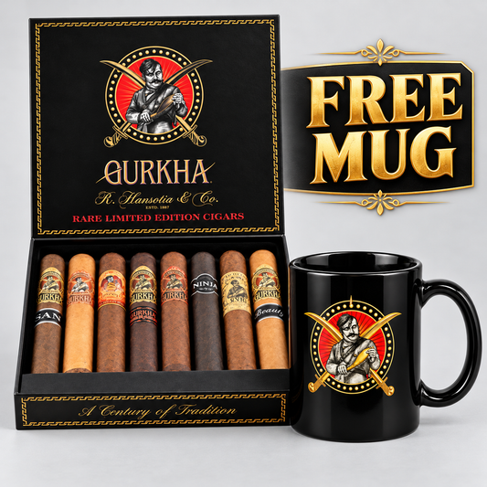 Gurkha Godzilla Toro Sample Pack | 8 Toro Cigars - Free Mug