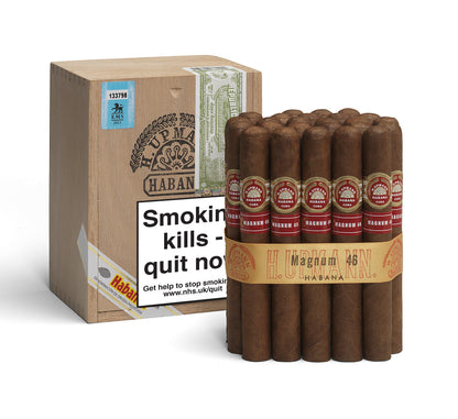Habanero Magnum cigars with packaging on a white background