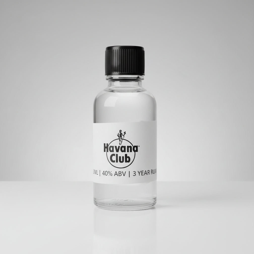 Bottle of 30ml sample Havana Club 3 year Old