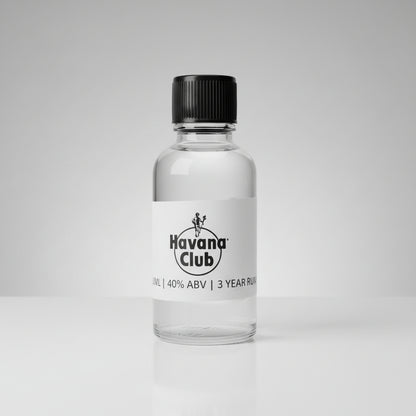 Bottle of 30ml sample Havana Club 3 year Old