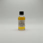 Small bottle of Jim Beam White Label bourbon on a white background
