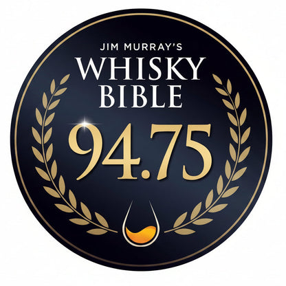 Cover of 'Jim Murray's Whisky Bible 94.75' with a dark background and gold text.