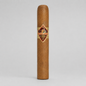 A single brown cigar standing upright against a light gray background, featuring a decorative band with the brand name 'PRINCIPES' and a gold emblem.