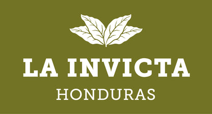 La Invicta Honduras logo with leaves on a green background
