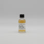 Small bottle of Mellow Corn Bib with a black cap on a light gray background