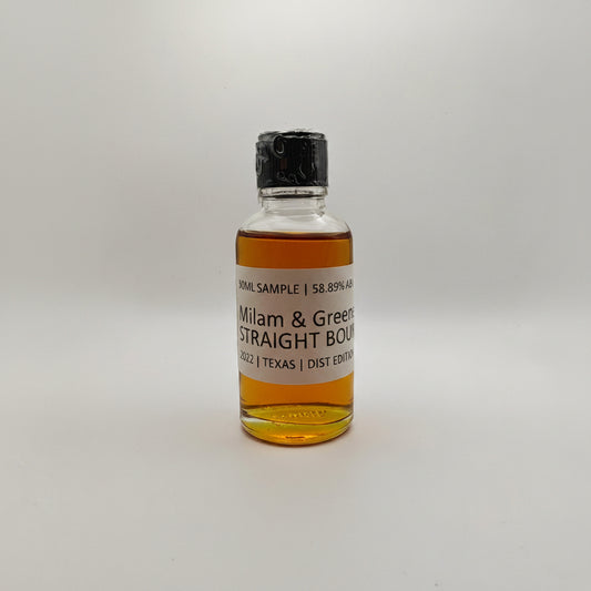 Milam & Greene Bourbon  on a white background