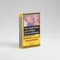 A pack of Montecristo Havana-Cuba Short 10 cigarettes on a clean white background. The packaging features a prominent health warning label with a photo of a child smoking and the text 'Your smoke harms your children, family and friends'.