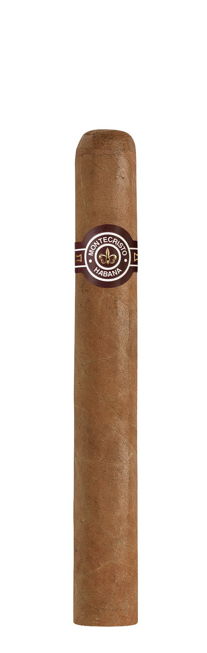 Cigar with a band on a white background