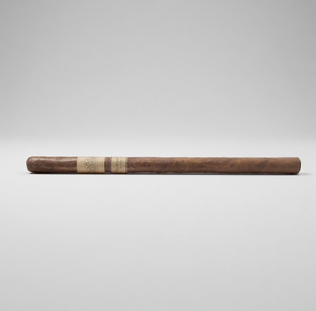 tHE WOODY BY oSCAR CIGAR ON WHITE BACKGROUND