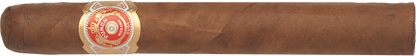 Cigar with a visible label on a white background