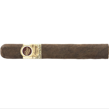 Cigar with a label on a white background