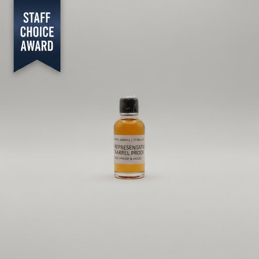 The Representative Barrel Proof Straight Bourbon Whiskey - 57.8% Abv - 30ml Sample