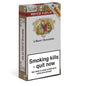 Pack of Romeo y Julieta cigars with branding and warning label on a white background