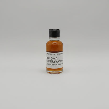 Small bottle of Sonoma Cherrywood on a white background