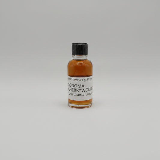 Small bottle of Sonoma Cherrywood on a white background