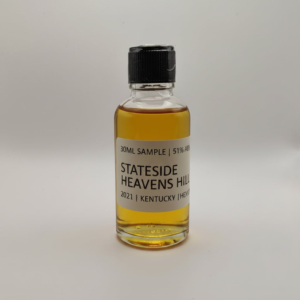 Small bottle of Stateside Heavens High on a white background