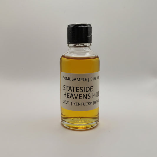 Small bottle of Stateside Heavens High on a white background